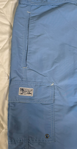 Polo Ralph Lauren Shorts Mens Large Light Blue Swimwear Swim Trunks Polyester - Picture 13 of 14