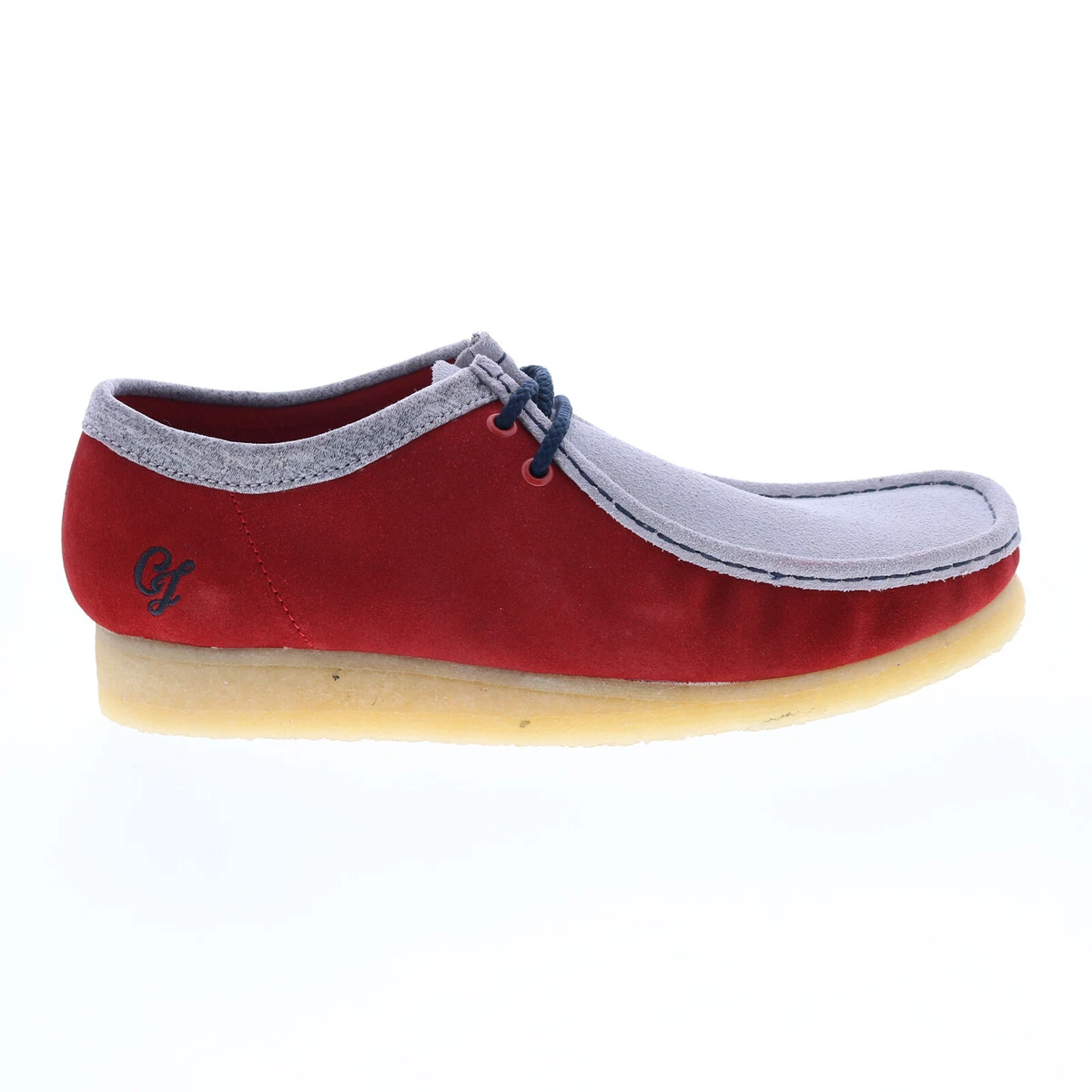 Red wallabee cheap clarks