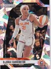 2024 Prizm WNBA DiJonai Carrington #118 Sun Cracked Ice PWE