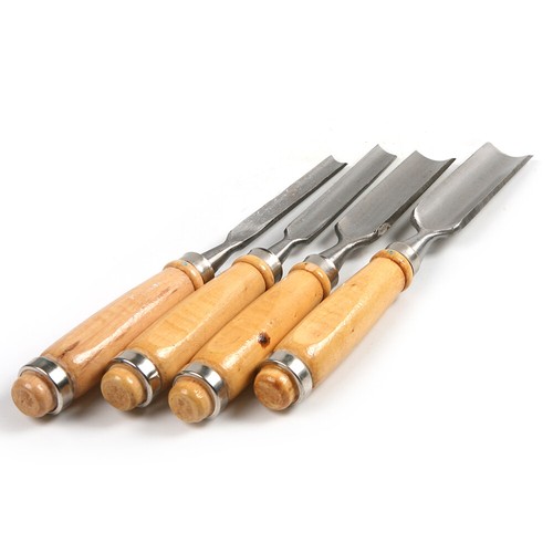 4Pcs 240mm Wood Carving Chisel Tool 45#Steel Gouge Set 6/12/18/24mm ...
