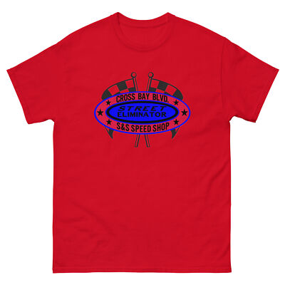 CROSS BAY BLVD. STREET ELIMINATOR T SHIRT S & S SPEED SHOP NY STREET RACING