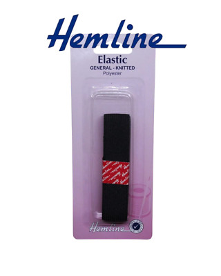 Saum elastisch schwarz-weiß