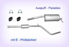 Abgasanlage Auspuff für Dacia Sandero 1.6 & 1.6 MPi Schrägheck -> Bj. 06/13 +Kit
