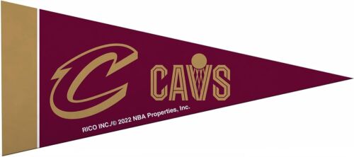 Cleveland Cavaliers Mini Pennants, 4" x 9" - Licensed by Rico - Made In USA - Picture 1 of 1