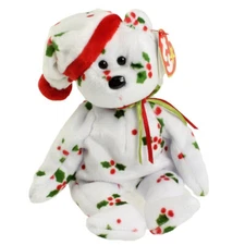 TY Beanie Baby - 1998 HOLIDAY TEDDY (8.5 inch) - MWMTs Stuffed Animal Toy
