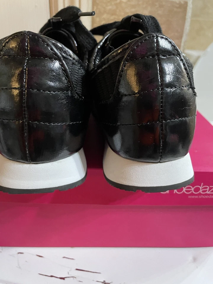 Zapatillas negras Shoe Dazzle Toni 7,5 Foto 3 de 4