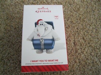 2014 Hallmark Ornament I Want You to Want Me - Cheap Trick - Magic~Elephant  New