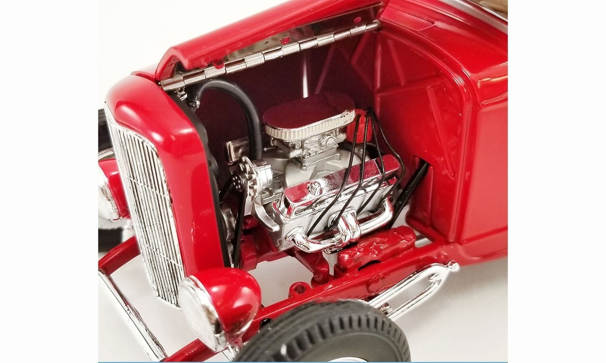 1/18 1932 Ford Hot Rod Pickup Truck Red Limited Edition to 1722
