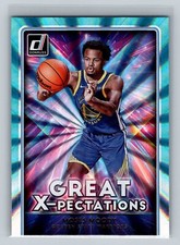 2021-22 Donruss #2 Moses Moody Great X-pectations Holo Teal Laser