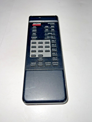 Adcom RC-600CD Remote Control For GCD-600 CD Changer