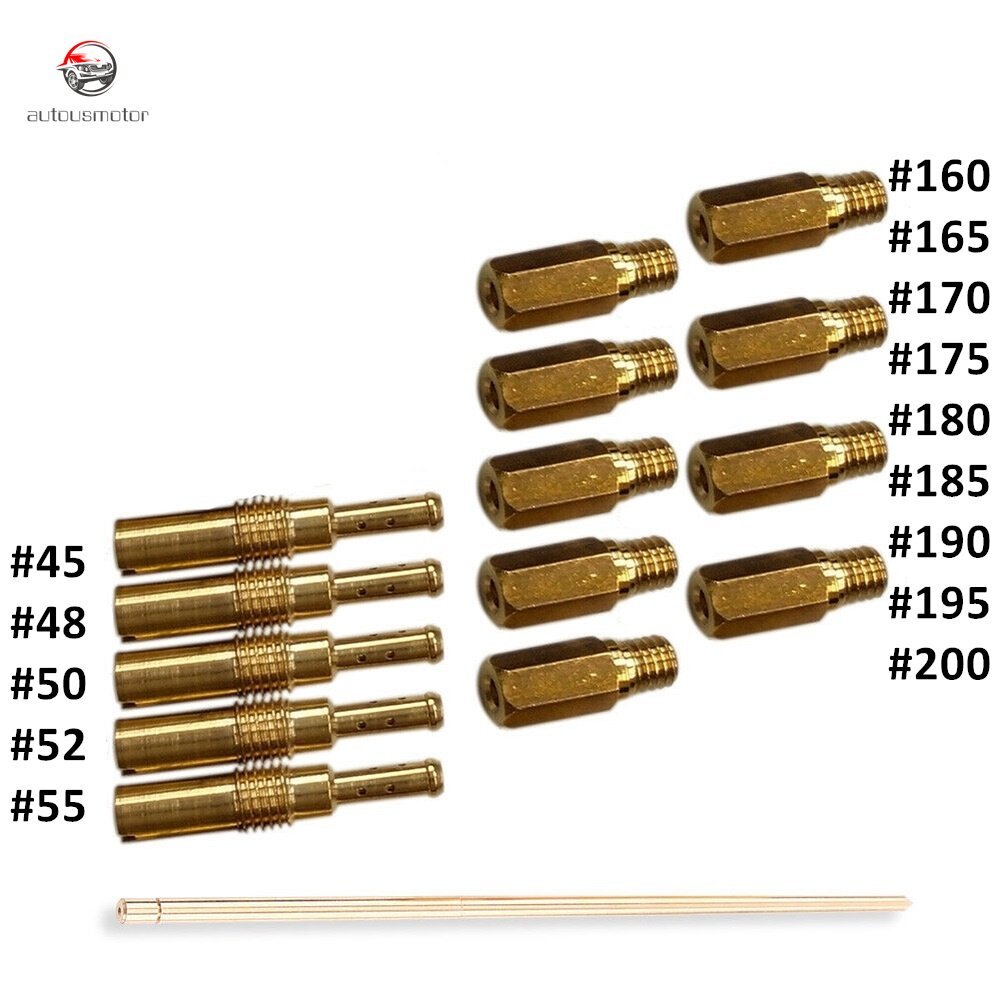 CRF450X WR450F Carb Jet Sizes Keihin FCR Carburetor Jet Needle Kit - Foto 9