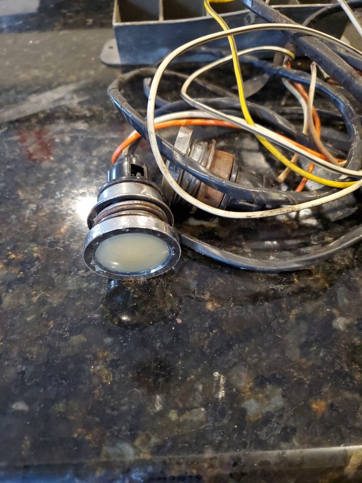 1959 1960 Pontiac Dash Ash Tray Bracket Original GM Courtesy Light