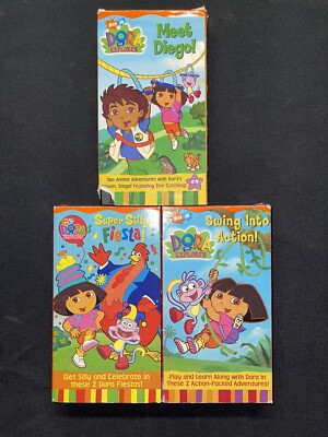 Dora the Explorer - Swing Into Action! + Super Silly Fiesta! +
