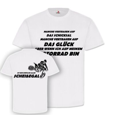 Motocross Destiny Happiness Motorcycle Shit Novel Full Throttle Clothing T-Shirt #20116