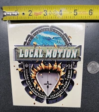 VINTAGE LOCAL MOTION STICKER/ DECAL/LARGE/ SURFING
