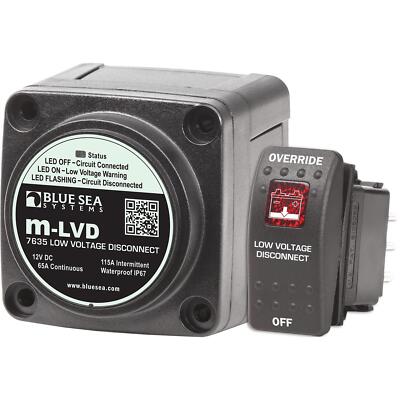 Blue Sea 7635 Marine m-LVD Low Voltage Disconnect