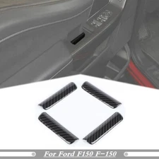 For 2021-2023 Ford F150 F-150 ABS Carbon Interior Door Handle Cover Trim Strips