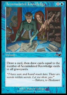 Akkumuliertes Wissen ~ Nemesis [ Excellent ] [ Magic MTG ]