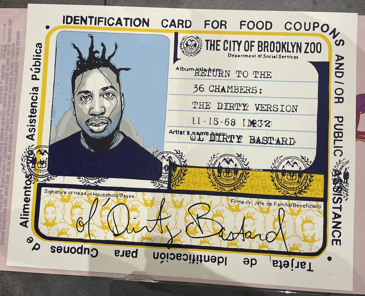 Ol Dirty Bastard Return to the 36 Chambers ODB by Tyler Stout Wu