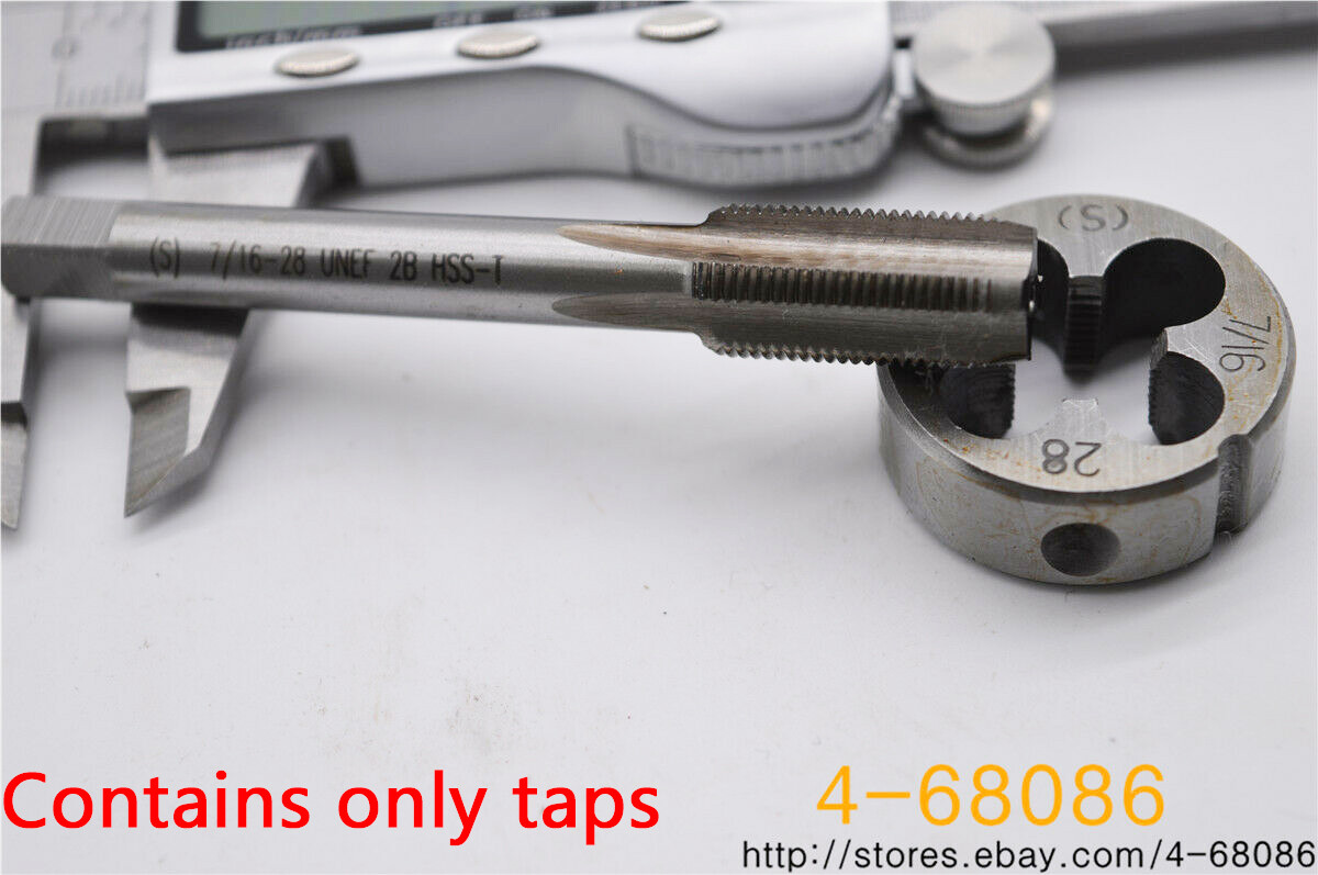 High Quality 1/2-28 New HSS UNEF Right Hand Gunsmithing Thread Tap and Die Set
