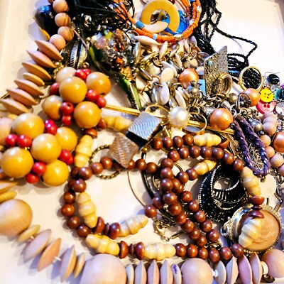 Vintage Schmuck Konvolut zum Tragen Umdrehen oder Restaurieren - lbb0269
