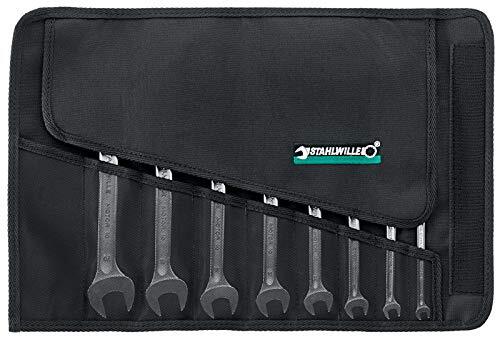 Stahlwille 96410704 6mm - 22mm Offset Ring Spanner Set - 8 Pieces