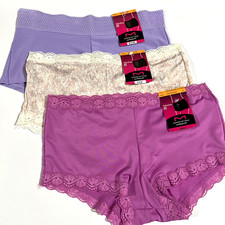 NEW Maidenform 3 Pair One Fab Fit Boyshort Panties S/5 Multi-Color 40760 NWT
