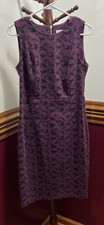 Calvin Klein Womens Sheath Dress 8 Purple Career Sleeveless