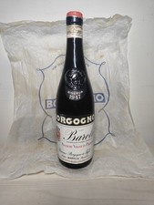 Vino rosso Barolo Giacomo Borgogno riserva 1947 in perfette condizioni
