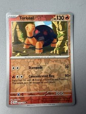 Pokemon TCG * Scarlet & Violet * 35/198 Torkoal REVERSE HOLO Uncommon * FRESH PK