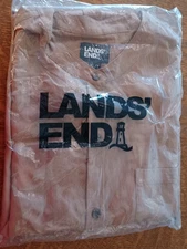 lands end women s short sleeve shirt size XL/T 18 warm tawny brown