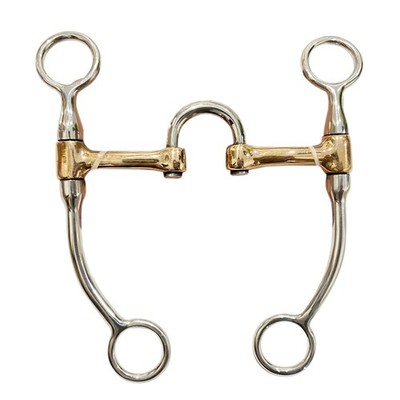 Hilason Western Copper Correction Bit With Mouthpiece 5 Inch