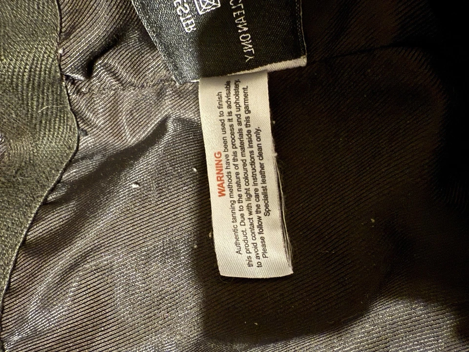 Balmain Paris Men's Real Leather Jacket Brown, Size Small - Image 4 of 4