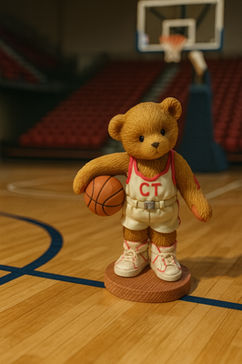 #ad Cherished Teddies Larry quot;You#x27;re My Shooting Starquot; ##x27;d Basketball Figurine 203440 $16.99