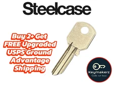 Steelcase File Cabinet Keys Replacement Spare key Cut to Your Key Code S100-S200