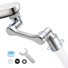 Multifunctional Sink Spray Head 360 Rotating Faucet Extender with Adapter