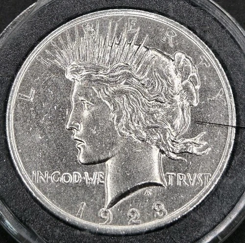 1923 Peace Dollar | ALMOST UNCIRCULATED Details