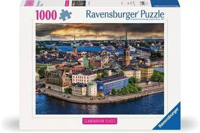 Ravensburger - Scandinavian Places - Stockholm Sweden - Puzzle 1000 Pieces - NEW