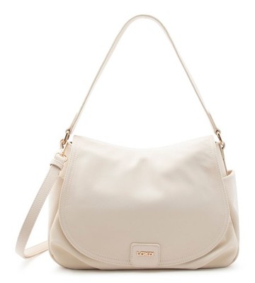 L.CREDI Sadma Flapbag Schultertasche Umhängetasche Tasche Sand creme