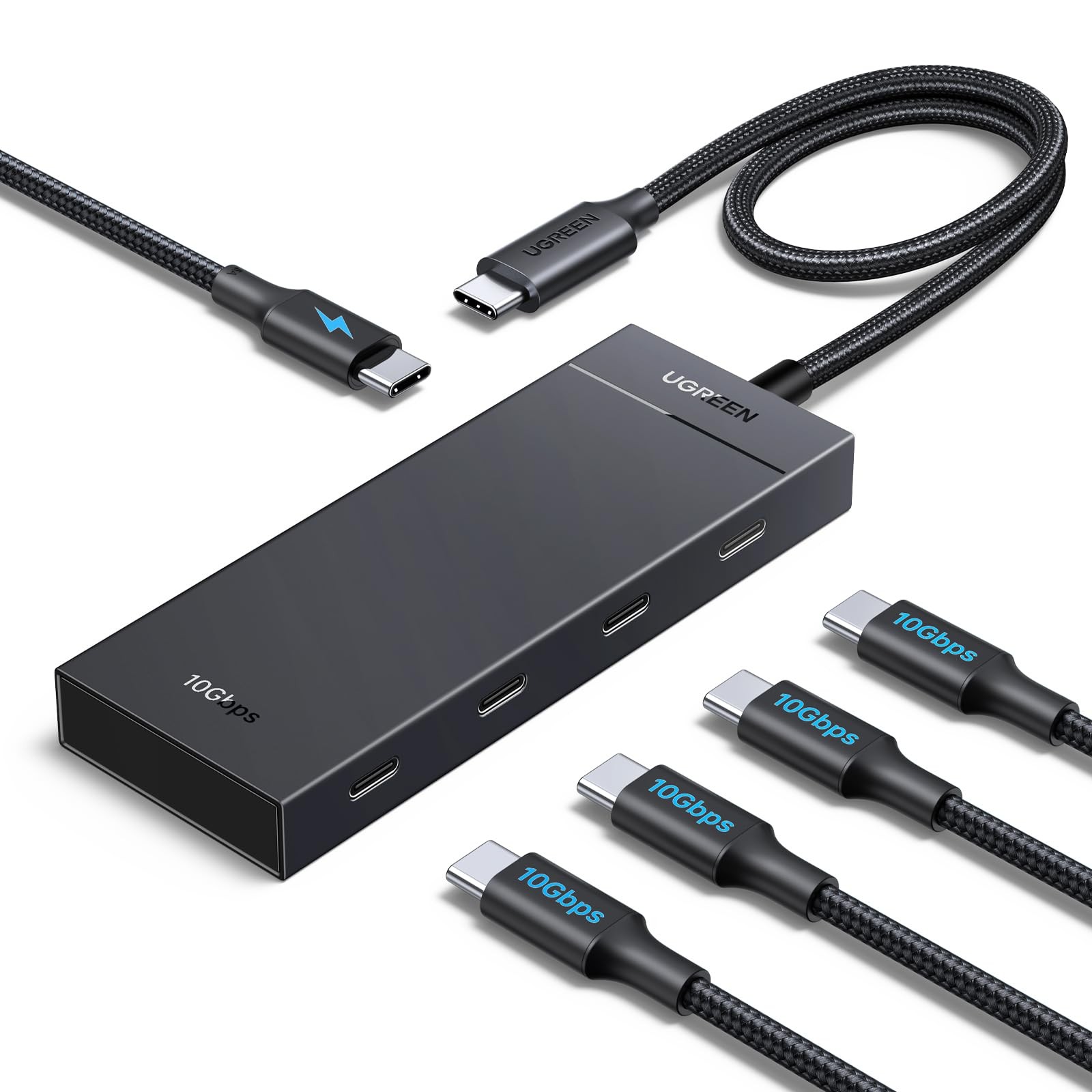 UGREEN USB C Hub 10Gbps USB C Splitter 30CM Cable with 4*USB-C Port