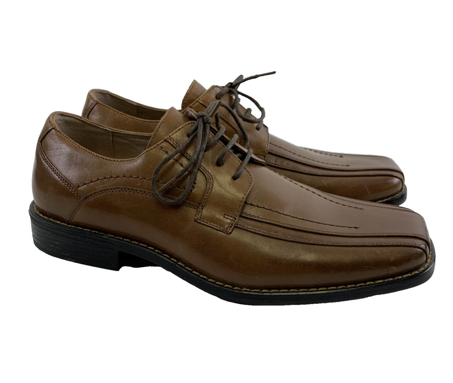 SAOLA Scarpa elegante Stacy Adams pelle marrone marrone marrone Derby Oxford stringata punta quadrata uomo 8 5