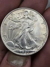 1943 BU Walking Liberty Half Dollar US Silver Coin Ungraded Nice Eye appeal