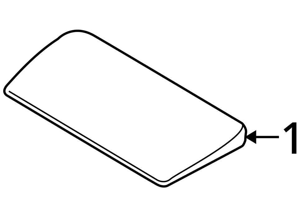 (LOCAL PICKUP ONLY) Roof Glass Fits 06-10 BMW 550i 6839584 Foto 4 de 4