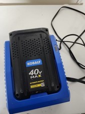 Kobalt 40V Max 4.0 Ah Extended Run Battery  Charger Kit Fast Charging