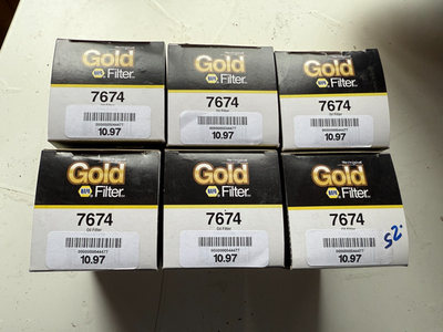 #ad Case 6 NAPA Gold 7674 Oil Filter Encore Chevy Cruze Colorado GMC Canyon Astra $25.95