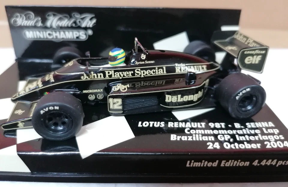 Modellino Minichamps Lotus Renault  98T Bruno Senna 2004  1:43 - Immagine 3 di 4