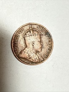 1905 straits settlements 1/4 quarter cent Edward VII Free Shipping