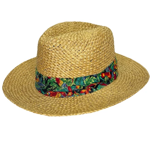 Summer Club Men's Straw Hat Styled in Australia Sun Protection Size Medium