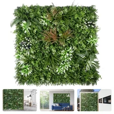 40"x 40" Grass Wall Panels, Artificial Boxwood Hedge Panels with UV Protectio...