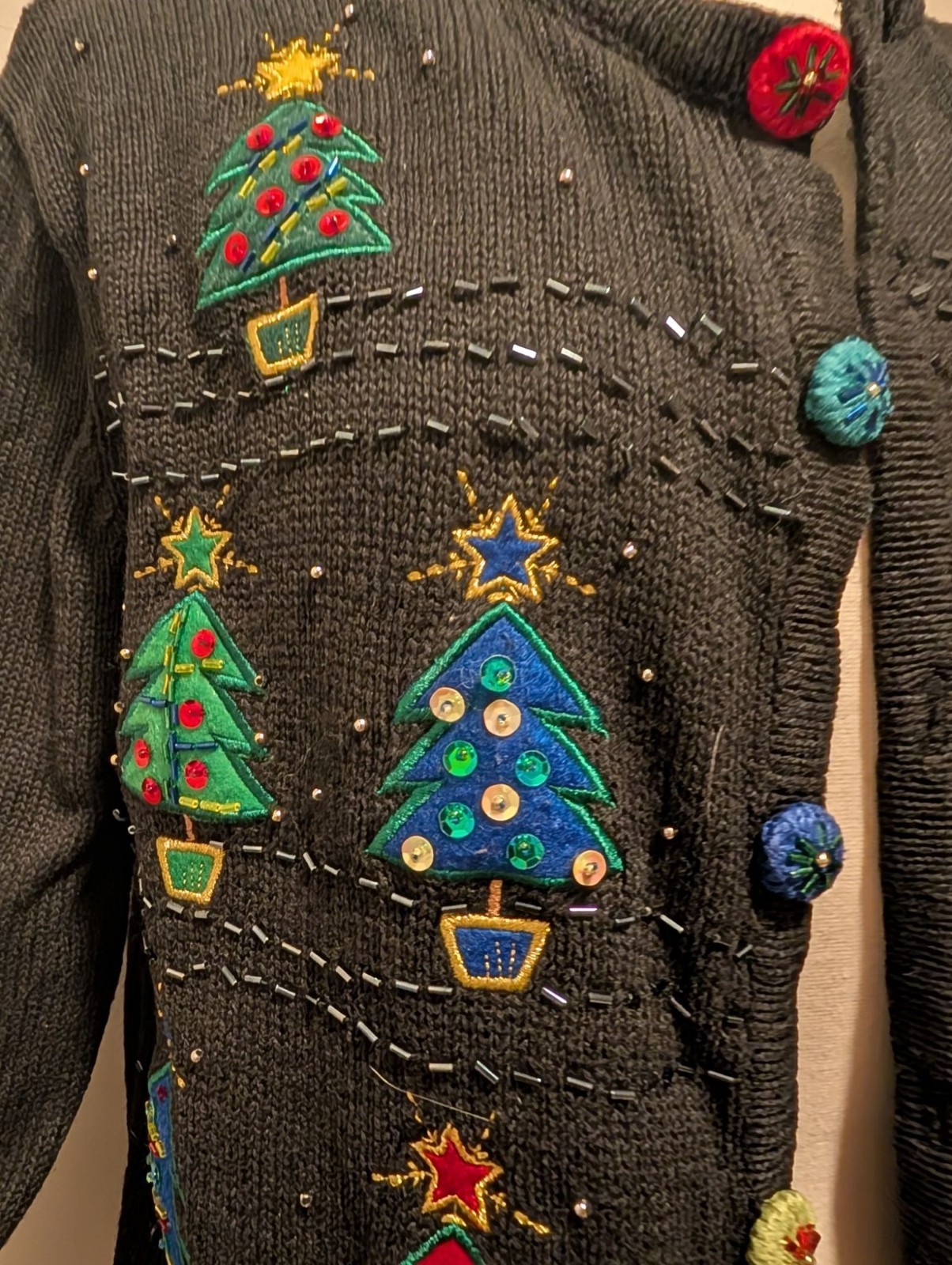 Vintage Basic Edition Large Christmas Tree Ugly S… - image 2